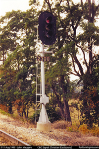 C&O Railway signal: Christian (EB)